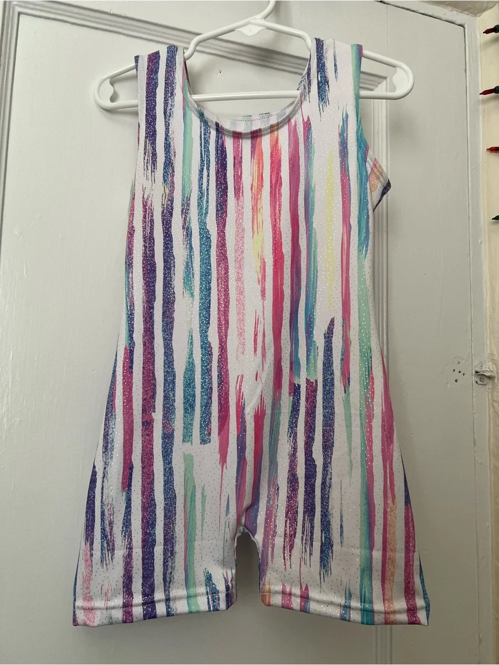 Colorful Striped Leotard- Multicolor 3T